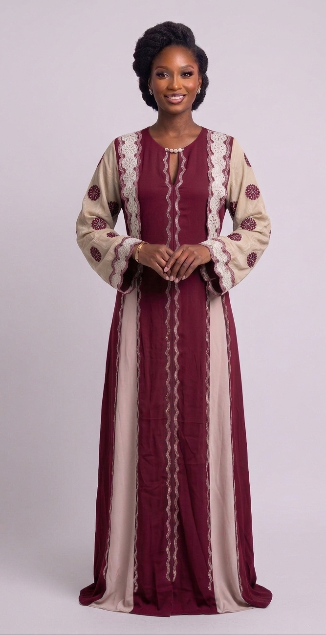 Abaya Perla - Rouge
