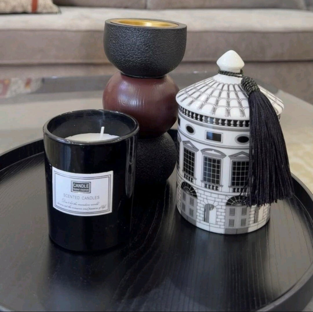 Sculpta Zen – Brûleur d’encens premium Noir