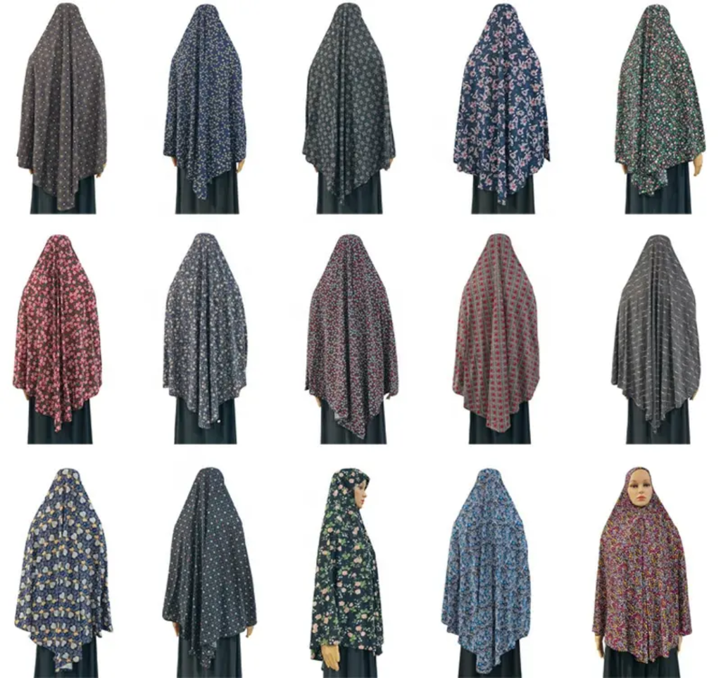 Hijab grand à enfiler