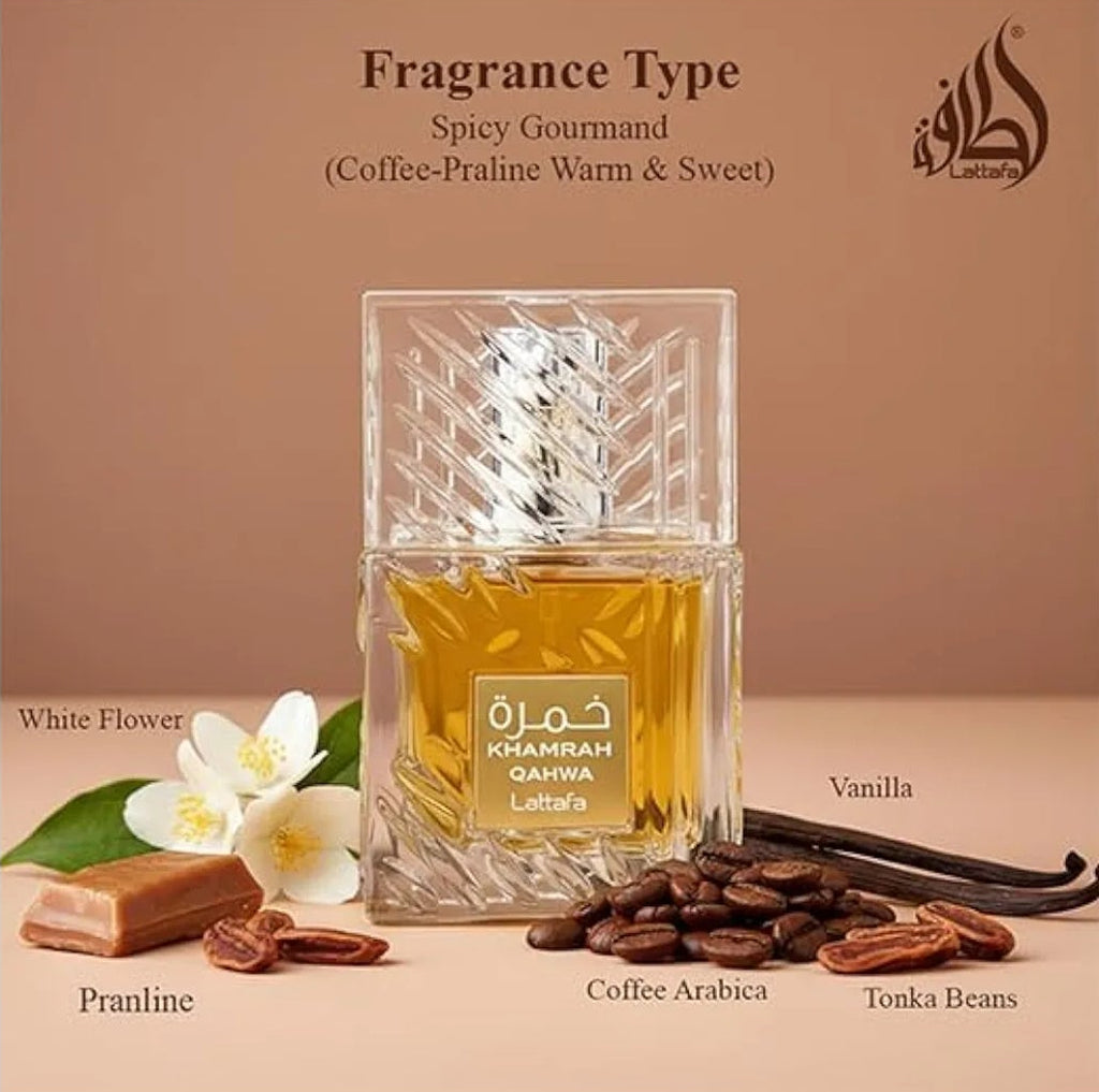Lattafa - Eau de parfum Khamrah Qahwaa 50ml