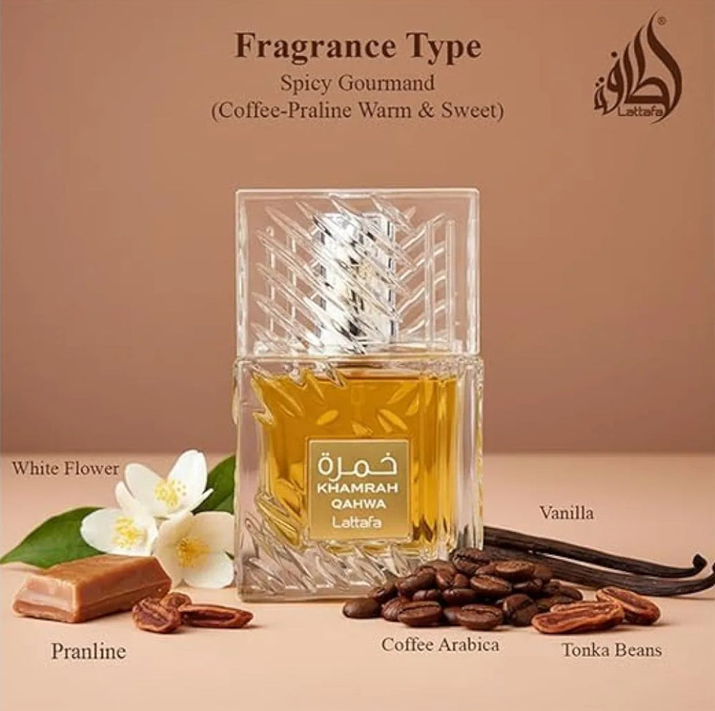 Lattafa - Eau de parfum Khamrah Qahwaa 50ml