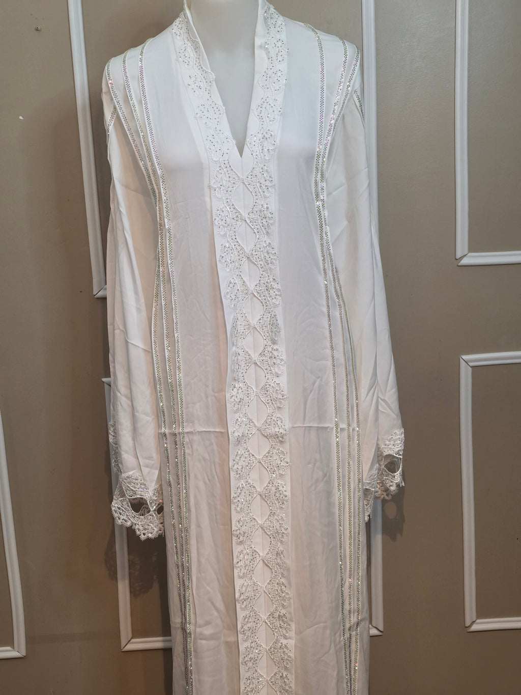 Abaya Élégance white