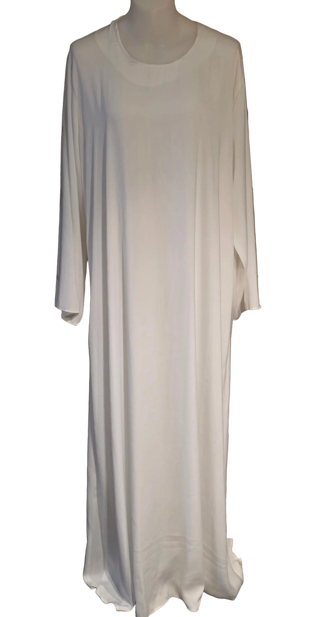 Abaya Noor  - blanc