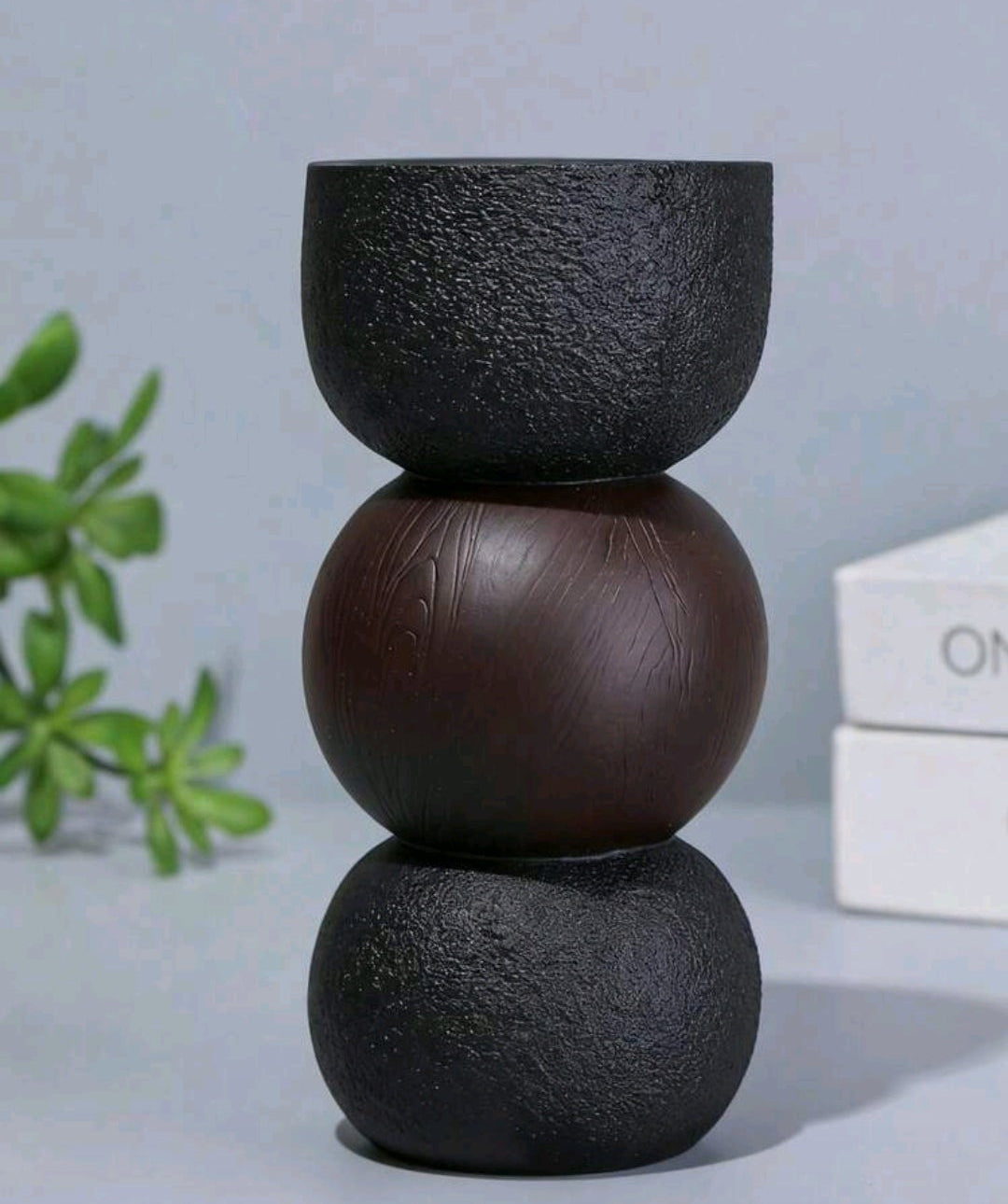 Sculpta Zen – Brûleur d’encens premium Noir