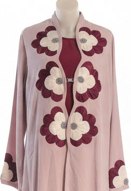 Abaya Dahlia - Rouge