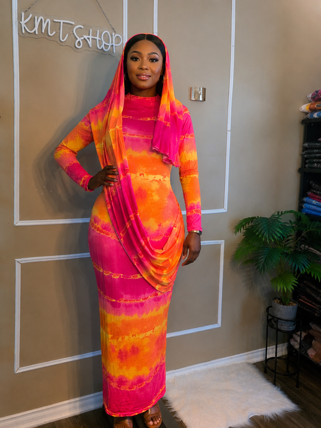 Robe Dampe style sari