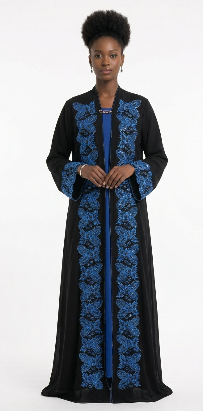 Abaya Noor - Bleu